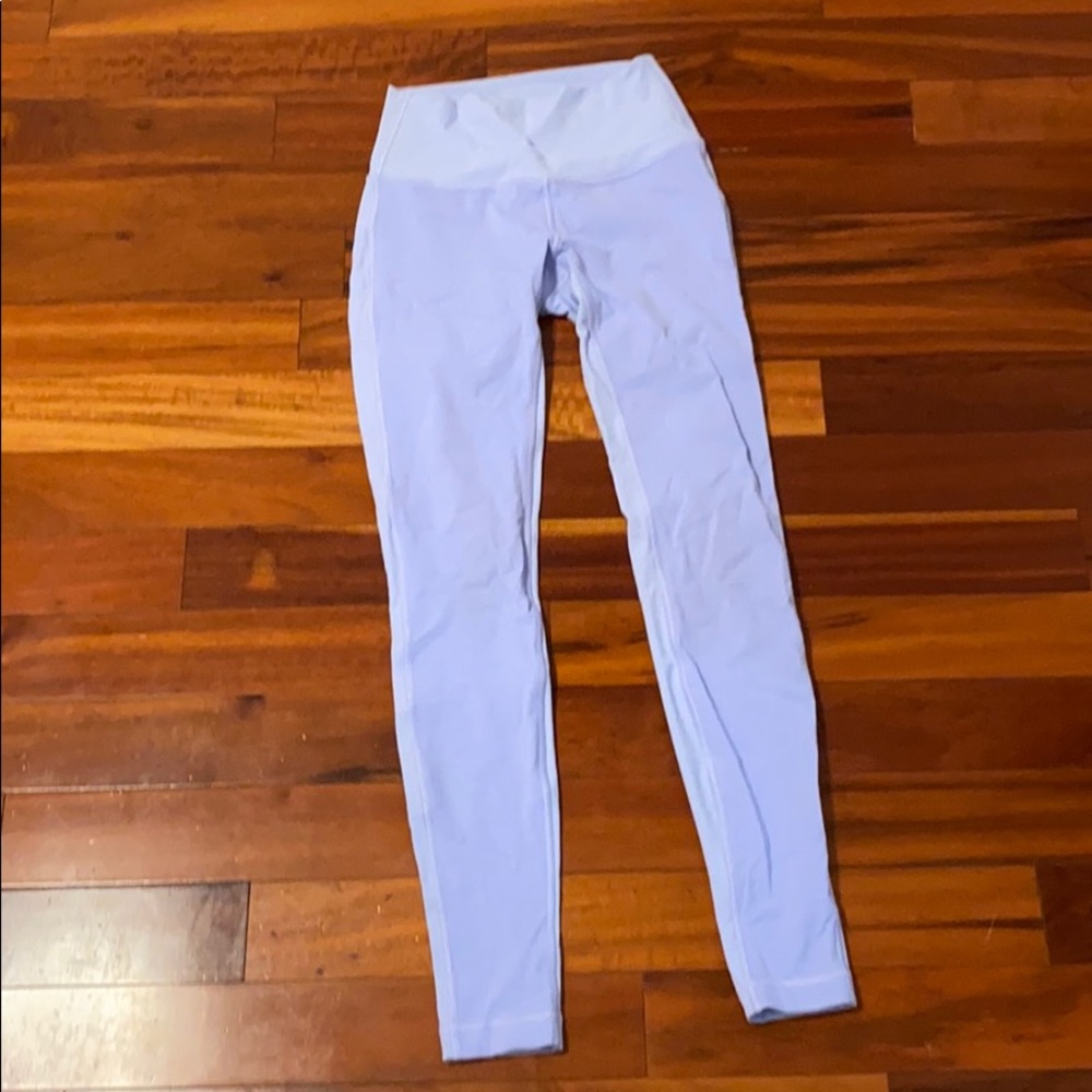 size 4 lululemon blue leggings
